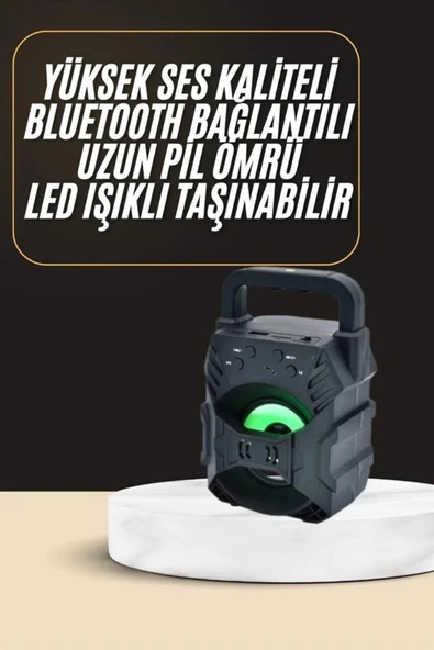 Mey İthalat® Bluetooth Hoparlör Android Ve İos Uyumlu Ses Bombası Usb Girişli Taşınabilir ürün görseli 1