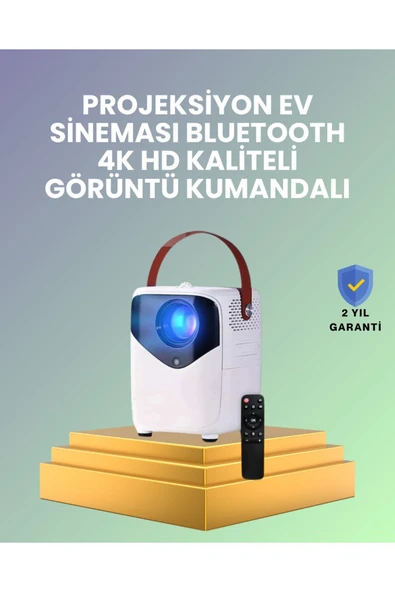 Hafif ve Taşınabilir Projektör – 750 Gram Ağırlıkla Mobil Kullanıma Uygun ürün görseli 1