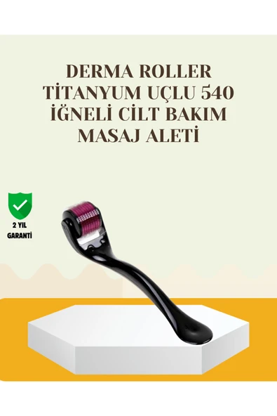 Titanyum Dermaroller 540 İğne Cilt Onarım ve Kolajen Üretim Desteği ürün görseli 1