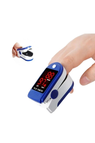Kolay Kullanımlı Parmak Tipi Pulse Oksimetre Ev Tipi Kullanım - Resim 5
