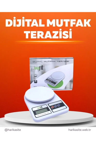 Pratik ve Şık Tasarımıyla Dijital Mutfak Tartısı ürün görseli 1