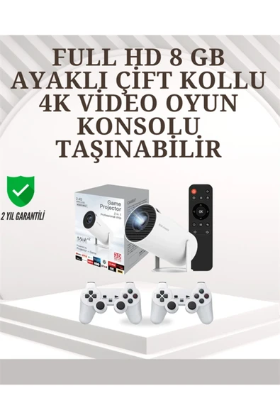 Taşınabilir Çok Fonksiyonlu Projeksiyon – Oyun, Sunum, Netflix ve Eğitim İçin ürün görseli 1