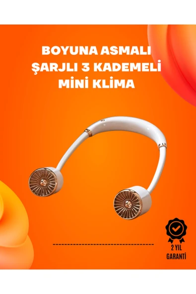 Katlanabilir Asılabilir Fan | USB Şarjlı, 3 Vitesli Sessiz Mini Fan ürün görseli 1