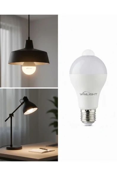 Sensörlü LED Lamba Otomatik Algılama Enerji Tasarruflu Aydınlatma ürün görseli 1