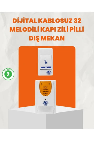 Kablosuz Kapı Zili Ev ve Ofis İçin Konforlu Çözüm ürün görseli 1