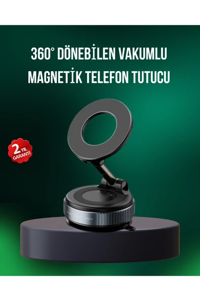 Alüminyum Gövdeli Manyetik Araç İçi Telefon Tutucu ürün görseli 1