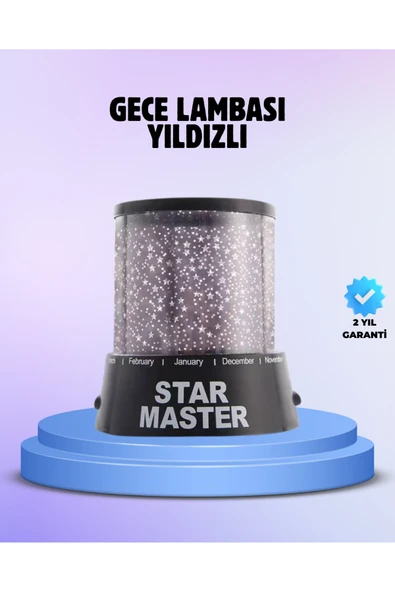 Odayı Yıldızlarla Dolduran Galaxy Efektli LED Projektör Işık ürün görseli 1