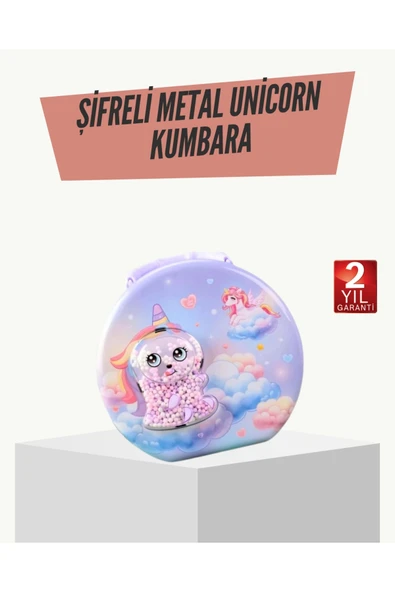 Eğitici Şifreli Çocuk Para Kasası Dayanıklı Metal ürün görseli 1