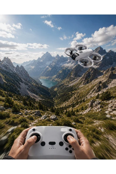 Çocuk ve Yetişkin Kullanımına Uygun Kameralı Akıllı Drone ürün görseli 1
