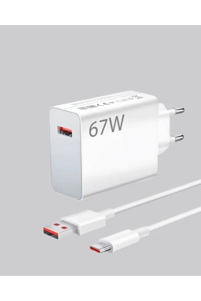 67 Watt Type C Turbo Şarj Seti - Resim 5