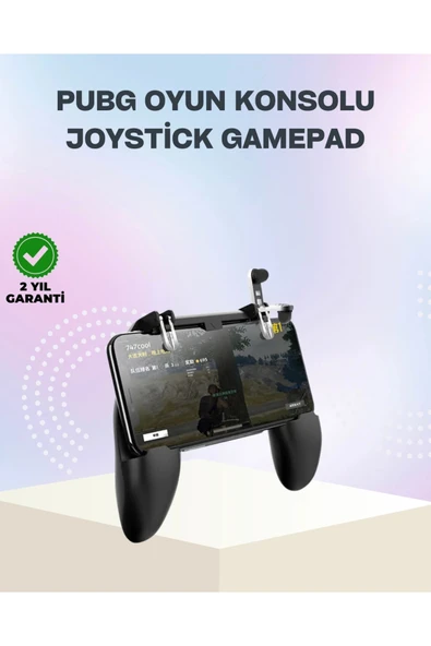 Mobil Oyunlar İçin Joystickli Ergonomik Gamepad Kontrol Cihazı ürün görseli 1