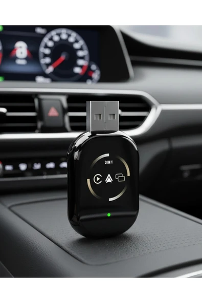 Kablosuz CarPlay Android Auto Adaptörü Otomatik Eşleşme ürün görseli 1