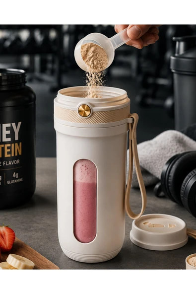 Taşınabilir Şarjlı Blender Smoothie ve Buz Kırıcı Özellikli 350 ML ürün görseli 1