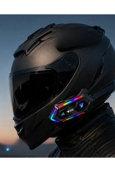 6. Bluetooth 5.3 Kask İçi Intercom Kulaklık IPX6 Suya Dayanıklı Tasarım ürün görseli 1