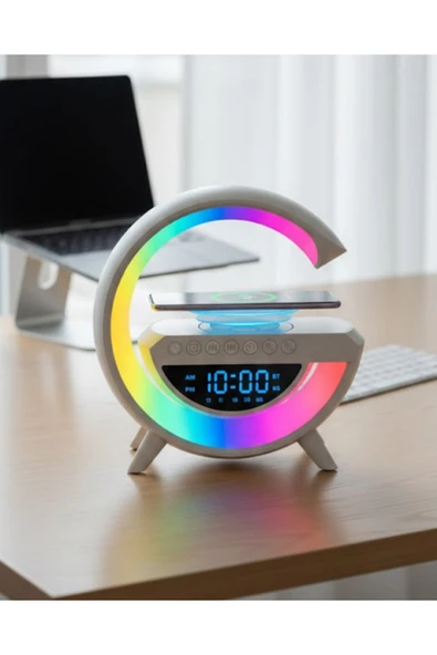 Bluetooth Hoparlör RGB Aydınlatmalı USB TF Kart FM Özellikli ürün görseli 1