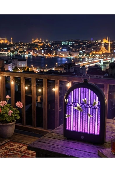 Şarjlı UV Sivrisinek Öldürücü Lamba Sessiz ve ürün görseli 1