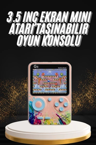 Televizyona Bağlanan Çift Joystick Taşınabilir Klasik Retro Oyunlu ürün görseli 1