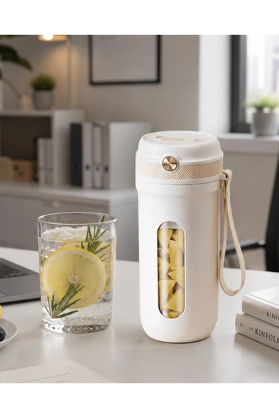 USB Şarjlı Mini Smoothie Blender Pratik Meyve Karıştırıcı 350 ML ürün görseli 1