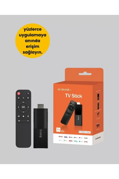 Android TV Stick WiFi ve Bluetooth Bağlantılı - Resim 5