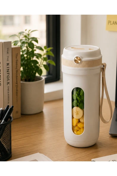Spor ve Seyahat İçin Taşınabilir Smoothie Blender USB Şarj Destekli ürün görseli 1