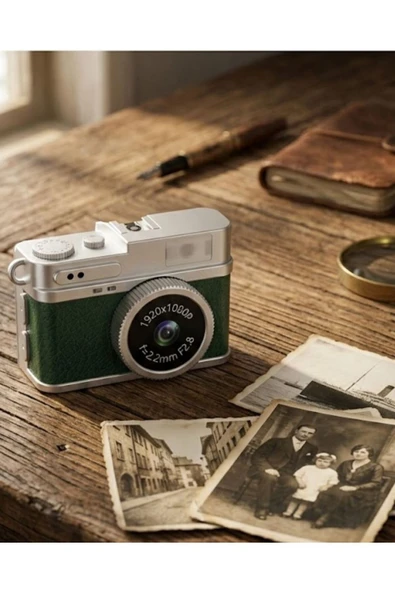 Mini 4K Ultra HD Dijital Kamera 1080P Video IPS Ekran Cep Boy Taşınabilir ürün görseli 1
