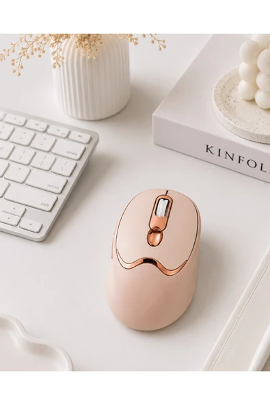 Sessiz Tıklama Özellikli Şarjlı Kablosuz Mouse Çoklu Cihaz Uyumlu ürün görseli 1