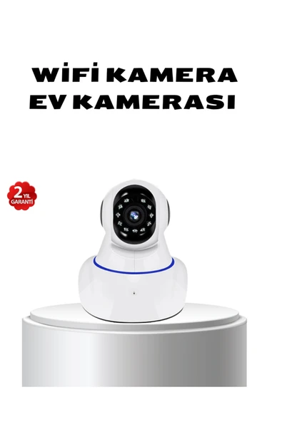 Full HD Akıllı IP Kamera – Gece Görüşlü, Hareket Sensörlü, Çift Yönlü Ses ve Online Kayıt Özellikli ürün görseli 1