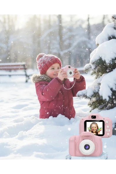 ÇOCUK KAMERASI PEMBE ürün görseli 1
