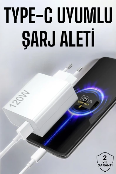 Type-C 120W Şarj Aleti Hızlı Şarj Turbo ürün görseli 1