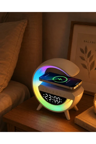 RGB Işıklı Bluetooth Hoparlör TF Kart ve FM Destekli Kablosuz Ses Sistemi ürün görseli 1