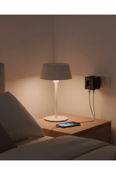 Akım Korumalı Priz Çoklu USB Girişli Güvenli Enerji Yönetimi ürün görseli 1