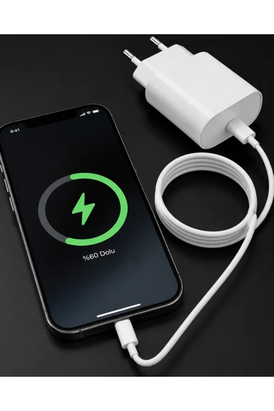 iPhone 14 13 12 Mini 11 XR XS X 20W Hızlı Şarj Adaptörü ürün görseli 1