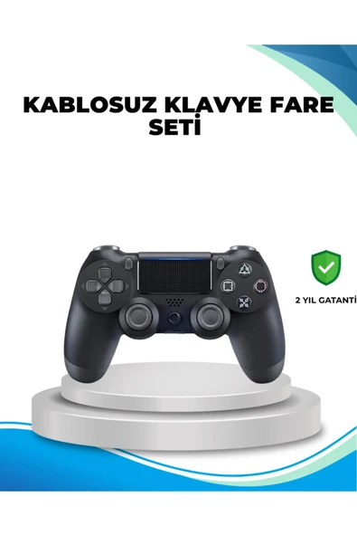 Kablosuz PS4 Oyun Kolu Çift Motor Titreşimli Uzun Bataryalı ürün görseli 1