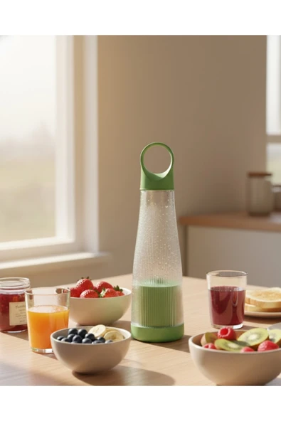 Günlük Smoothie ve Shake İçin USB Şarjlı Taşınabilir Blender ürün görseli 1