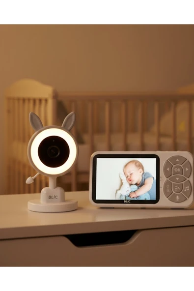 Çoklu Kamera Destekli Bebek İzleme Sistemi RGB Gece Lambalı ürün görseli 1