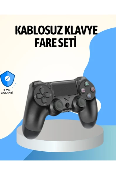 PS4 Uyumlu Kablosuz Oyun Kolu Ergonomik Çift Titreşimli ürün görseli 1