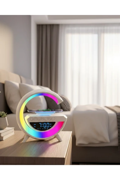 Kablosuz Bluetooth Hoparlör RGB Aydınlatmalı Çoklu Medya Destekli ürün görseli 1
