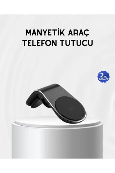 Araç İçi Manyetik Telefon Tutucu Güçlü Klipsli ve 360 Derece Ayarlanabilir ürün görseli 1