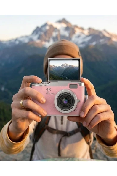 LK007 FOTOĞRAF MAKİNESİ PEMBE ürün görseli 1