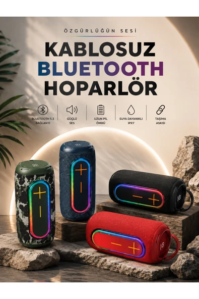Kablosuz Bluetooth Hoparlör Taşınabilir ürün görseli 1