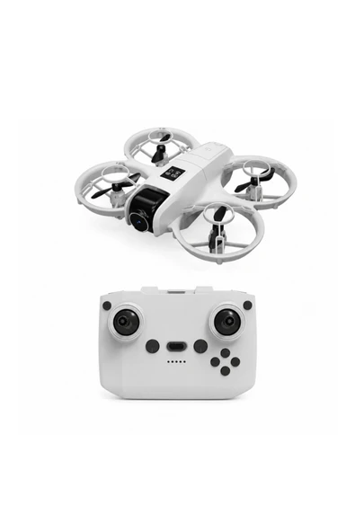 Işıklı Mini Drone Çift Batarya ve Yedek Pervane Setli - Resim 5