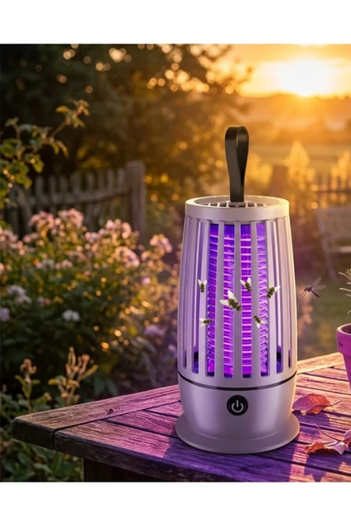 Elektrikli Sinek Öldürücü Lamba UV Mor Işık Geniş Alan Etkili Sessiz Çalışma ürün görseli 1