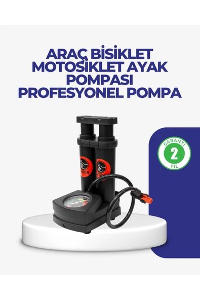 Kaymaz Pedallı Ayaklı Hava Pompası Tüm Supap Uyumlu ürün görseli 1
