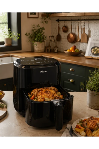 1360W Sıcak Hava Fritözü Dijital 4 Litre Air Fryer Dokunmatik Panel ürün görseli 1