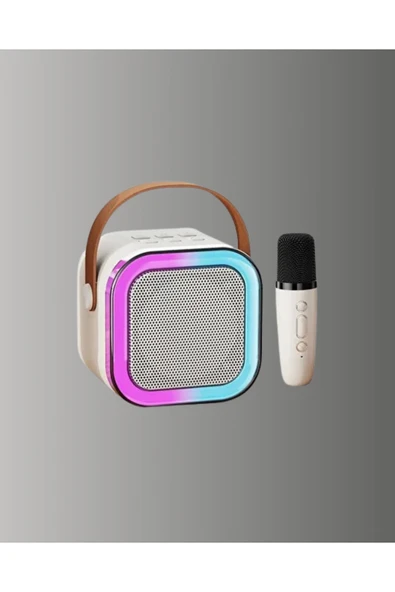 Kablosuz Karaoke Mikrofon Hoparlör Seti Güçlü Ses Çıkışı ürün görseli 1