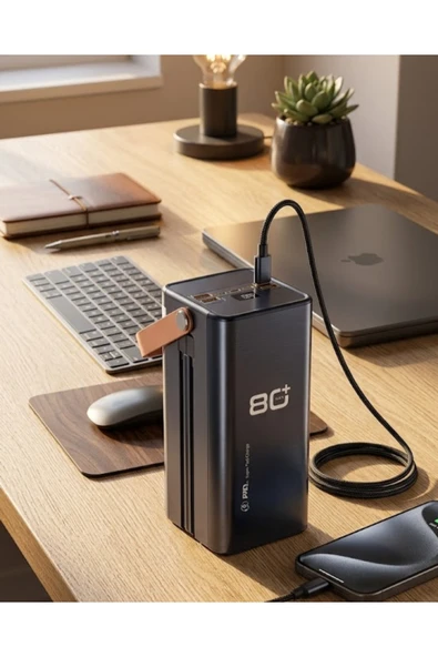 Yüksek Kapasiteli Powerbank 80000 mAh Hızlı Şarj Özellikli Çok Portlu Taşınabilir Şarj Cihazı ürün görseli 1