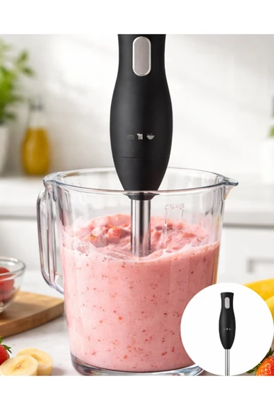 Mutfak El Blenderı Paslanmaz Çelik Uçlu Ergonomik Tasarım ürün görseli 1