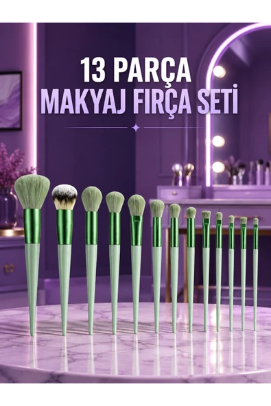 Kusursuz Makyaj İçin Yumuşak ve Dayanıklı Makyaj Fırça Seti ürün görseli 1