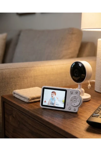 WiFi Gerektirmeyen Dijital Şifrelemeli Bebek Monitörü ürün görseli 1
