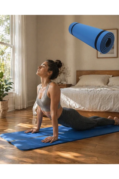 10 Mm S Pilates Matı Kaydırmaz Taban Konforlu Spor Minderi Hafif Taşınabilir ürün görseli 1
